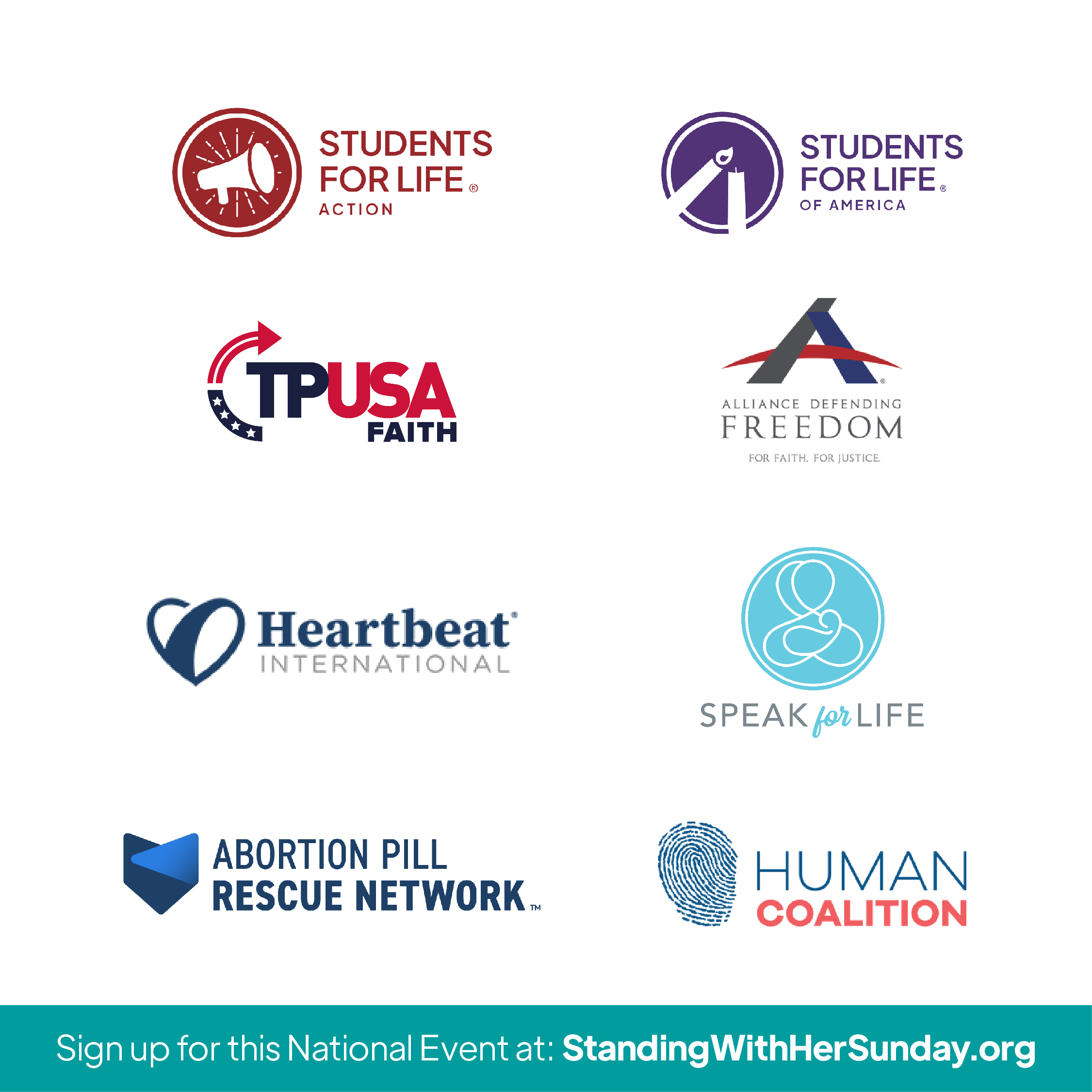 Standing With Her Sunday Partners Standing With You