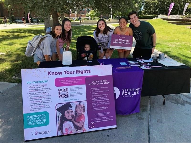 Tarleton Students for Life Group Named Standing With You January Group of the Month 