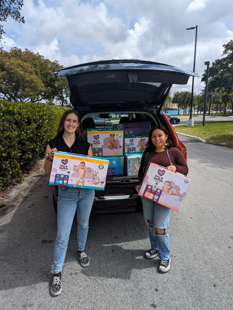 Standing With You Fellow Creates Campus Baby Item Pantry, On Track to Raise 10,000 Diapers THIS YEAR